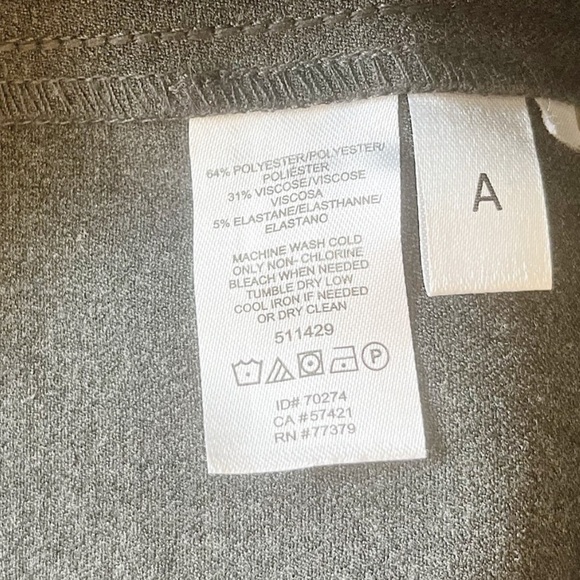 ANN TAYLOR Gray Skinny Dress Work Pants Size 2 - Picture 8 of 11